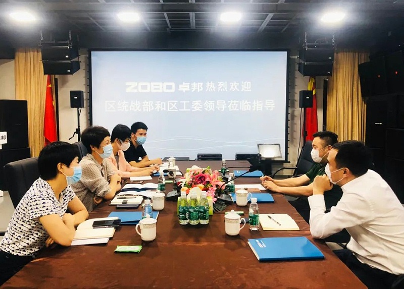 区委统战部和九三学社区工委、民营经济代表人士莅临桃子视频APP开展谈心活动