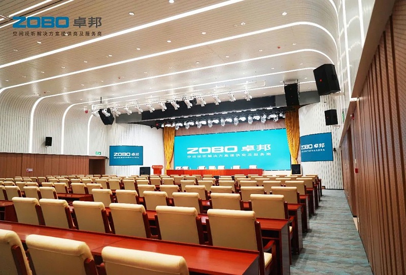 5ZOBO桃子视频APP助力首都科技创新建设丨为中国机械研究总院集团怀柔科技创新基地，提供空间视听解决方案及服务 A1楼虚拟抠像演播室