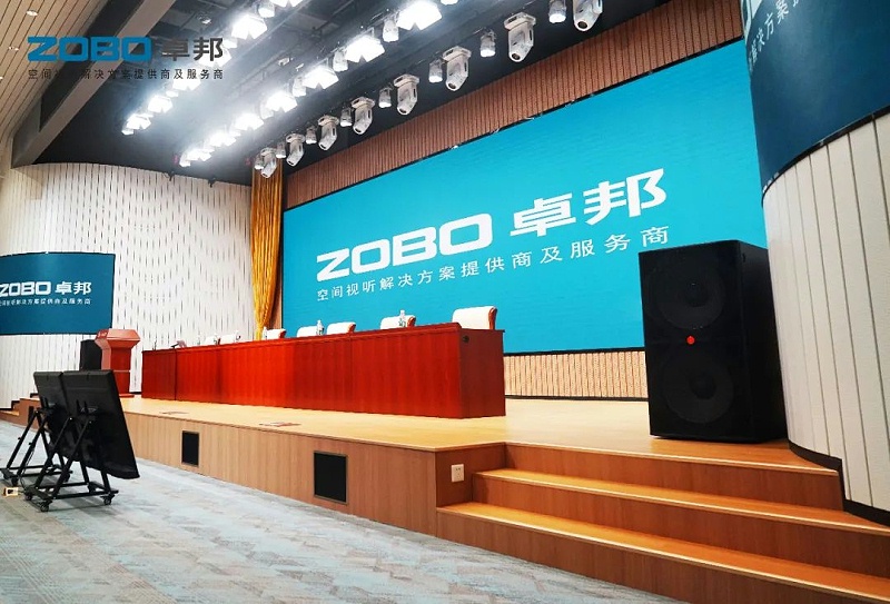 6ZOBO桃子视频APP助力首都科技创新建设丨为中国机械研究总院集团怀柔科技创新基地，提供空间视听解决方案及服务 A1楼虚拟抠像演播室