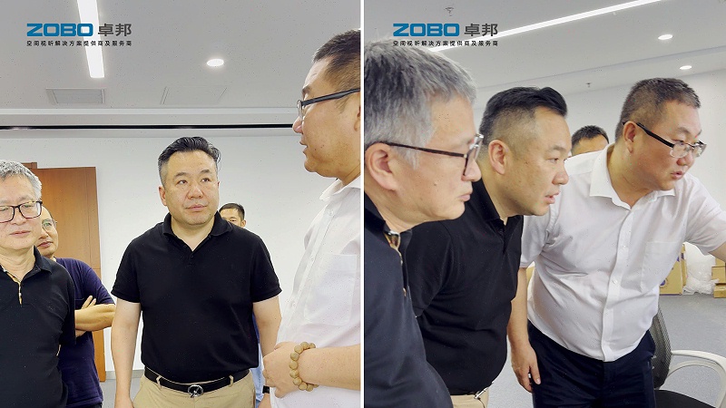ZOBO桃子视频APP张新峰与协会领导走访中建电子信息技术有限公司，共商发展大计