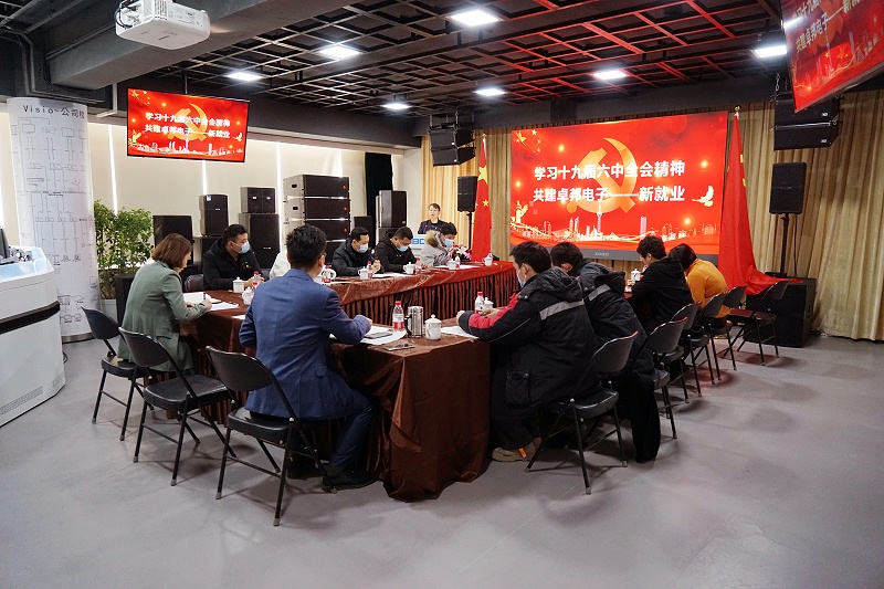 ZOBO桃子视频APP党支部丨开展“学习贯彻党的十九届六中全会精神”主题党日活动
