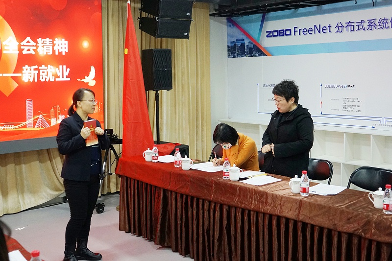 ZOBO桃子视频APP党支部丨开展“学习贯彻党的十九届六中全会精神”主题党日活动