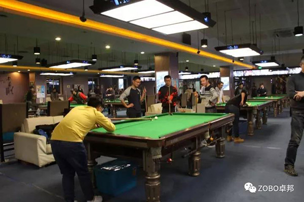 ZOBO桃子视频APP挑战“激情碰撞·情系园区”中关村丰台园第五届台球竞赛