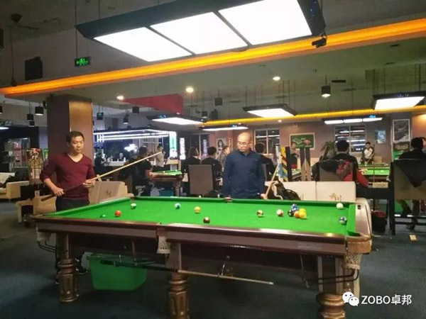 ZOBO桃子视频APP挑战“激情碰撞·情系园区”中关村丰台园第五届台球竞赛
