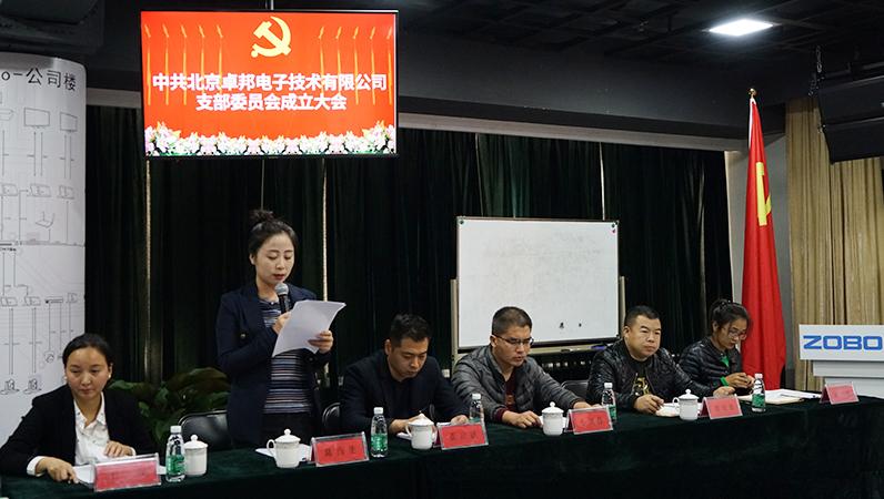 中共北京桃子视频APP电子技术有限公司支部委员会成立（二）