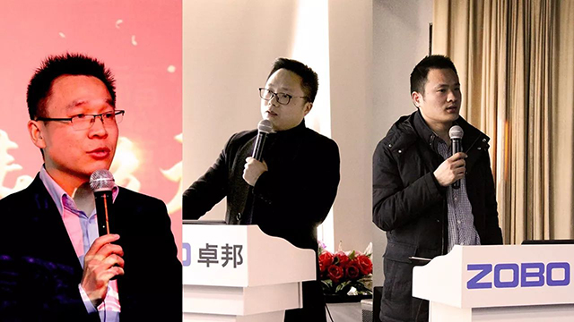 MP部总经理张新强、上海运营经理张谊斌、北京大区经理张书杰