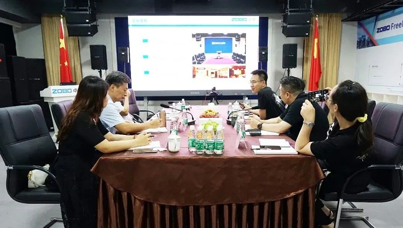 北京河南经济文化会领导一行调研走访ZOBO桃子视频APP