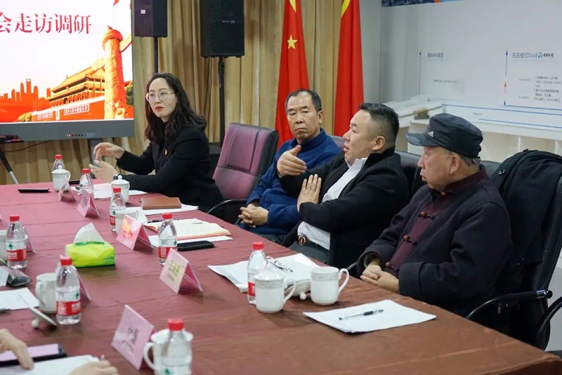 中共北京市商业服务业协会第三联合党委领导莅临北京声光视讯行业协会会长单位ZOBO桃子视频APP调研工作